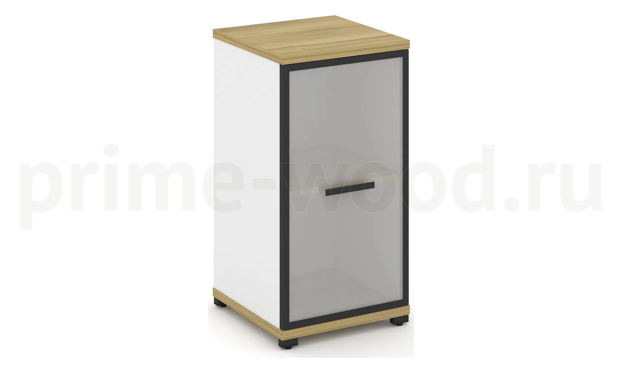 Шкаф одна узкая секция, 2 ниши CN.STU-213 RM B/W - фото 1