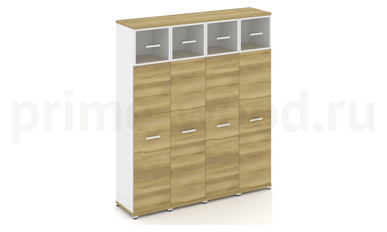 Шкаф четыре узкие секции, 5 ниш CN.STU-547 RP B/W - фото 2